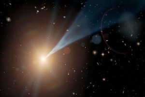 Astrónomas descubren la primera galaxia que ha cambiado su clasificación debido a inusual actividad en el núcleo activo de su agujero negro