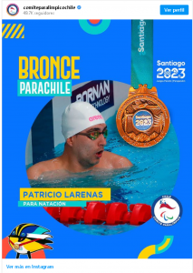 Patricio Larenas le dio una nueva medalla a Chile 