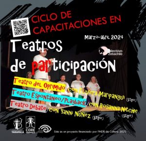 Proyecto de Capacitación en Teatros de Participación, desarrollará el Centro Cultural Viola Fénix Compañía de Teatro, a los integrantes del Colectivo Zeta Chile gracias a la adjudicación de Fondos FNDR Cultura 2023.