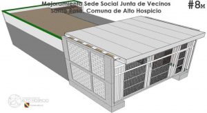 Realizarán mejoramiento de sede social de Junta Vecinal Santa Rosa