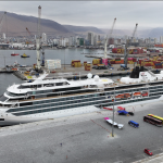 Llega crucero de lujo con 282 pasajeros al puerto de Iquique 